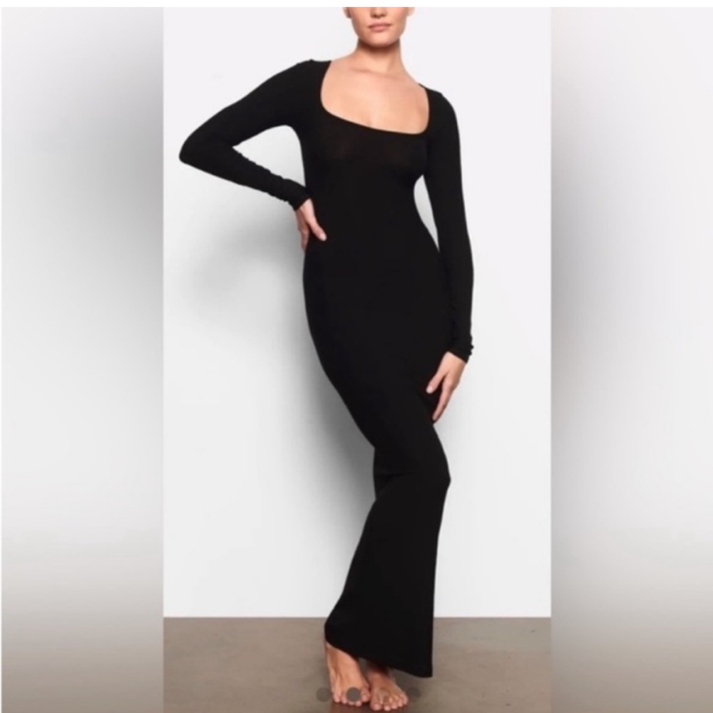 Skims Soft lounge Long Sleeve Dress